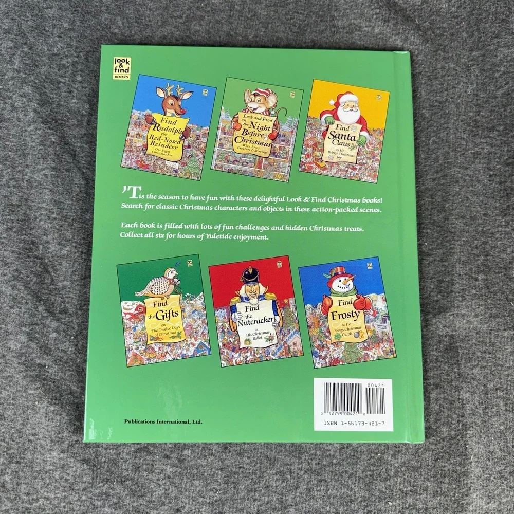 Vintage Look‎ & Find Night Before Christmas Jerrard Green HC Kids Puzzle Book